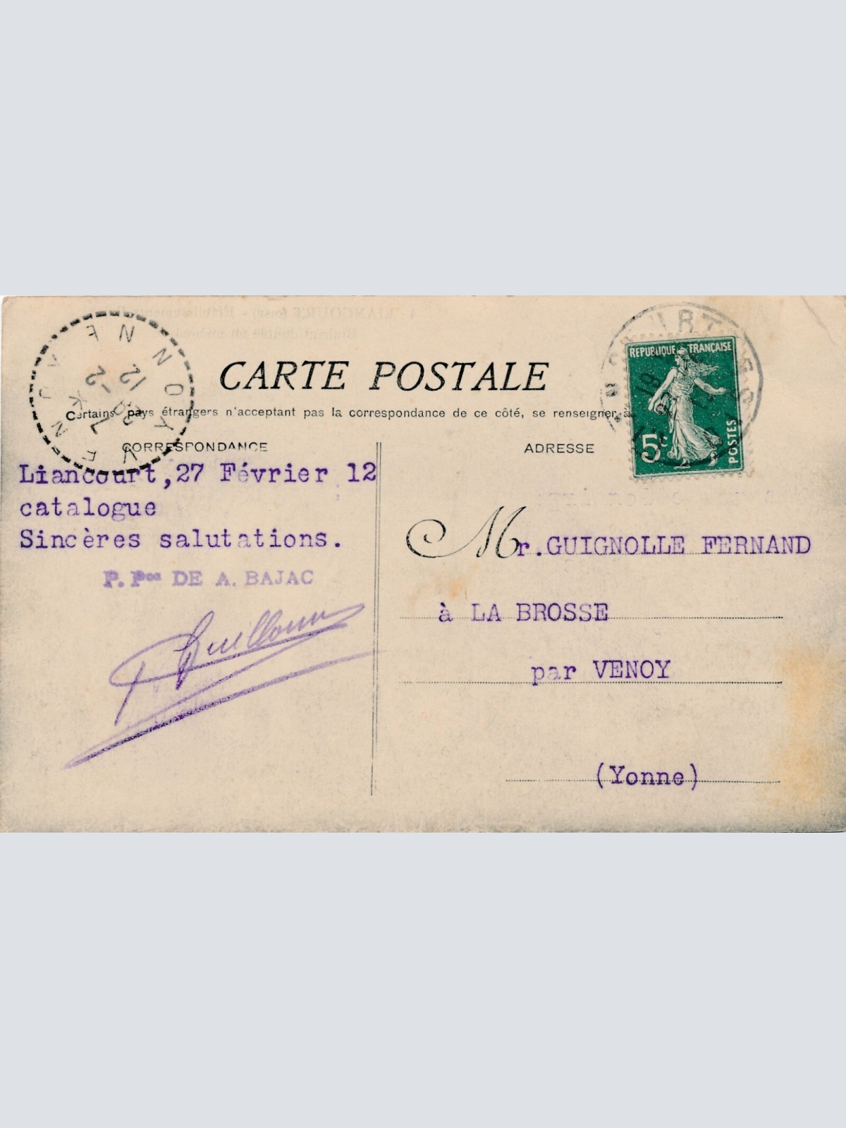 AK, Liancourt - Etablissements Bajac Brabant double en manœuvre (S513)