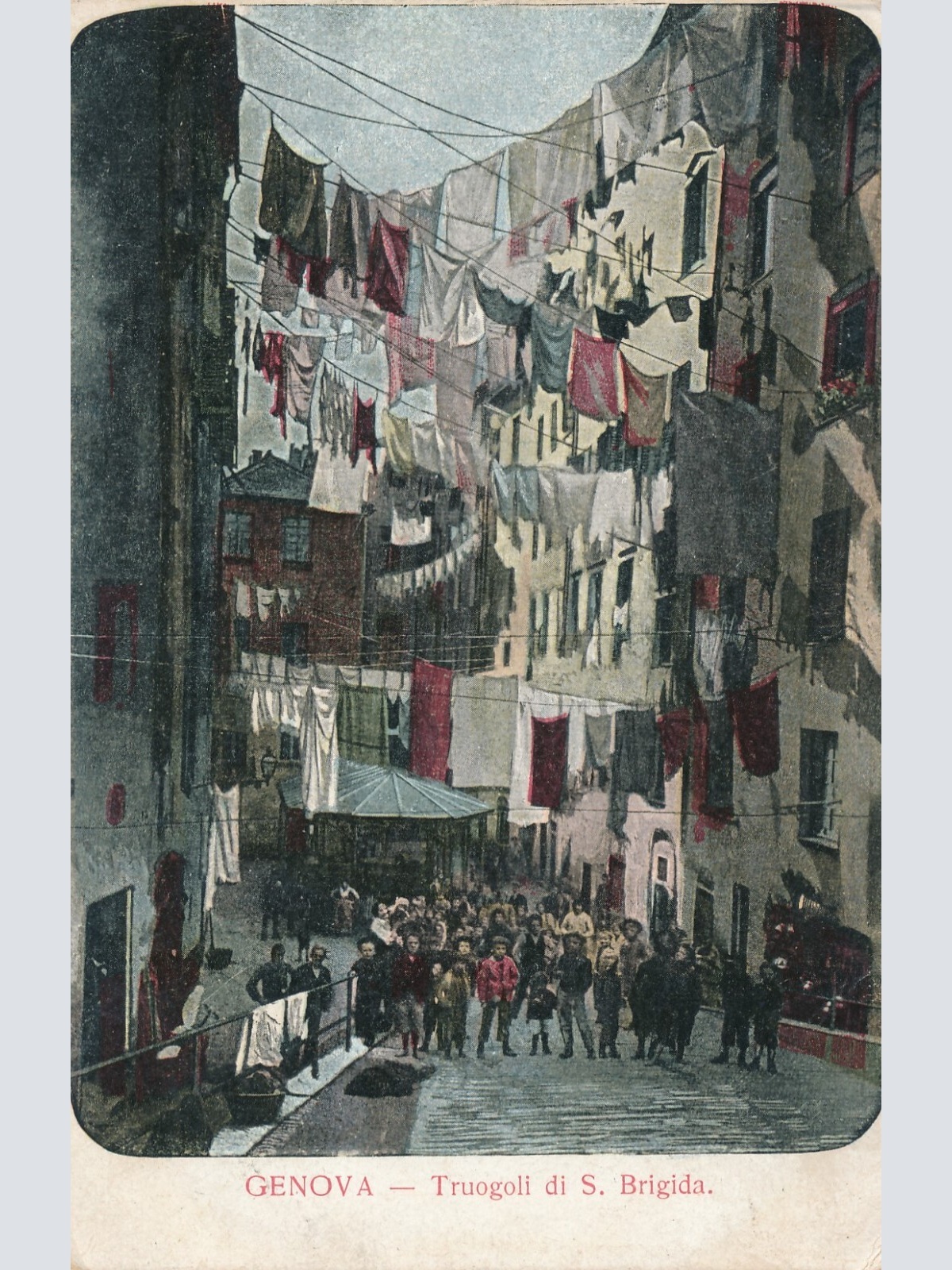 AK, Genova - Truogoli di S. Brigida, Italien (S768)