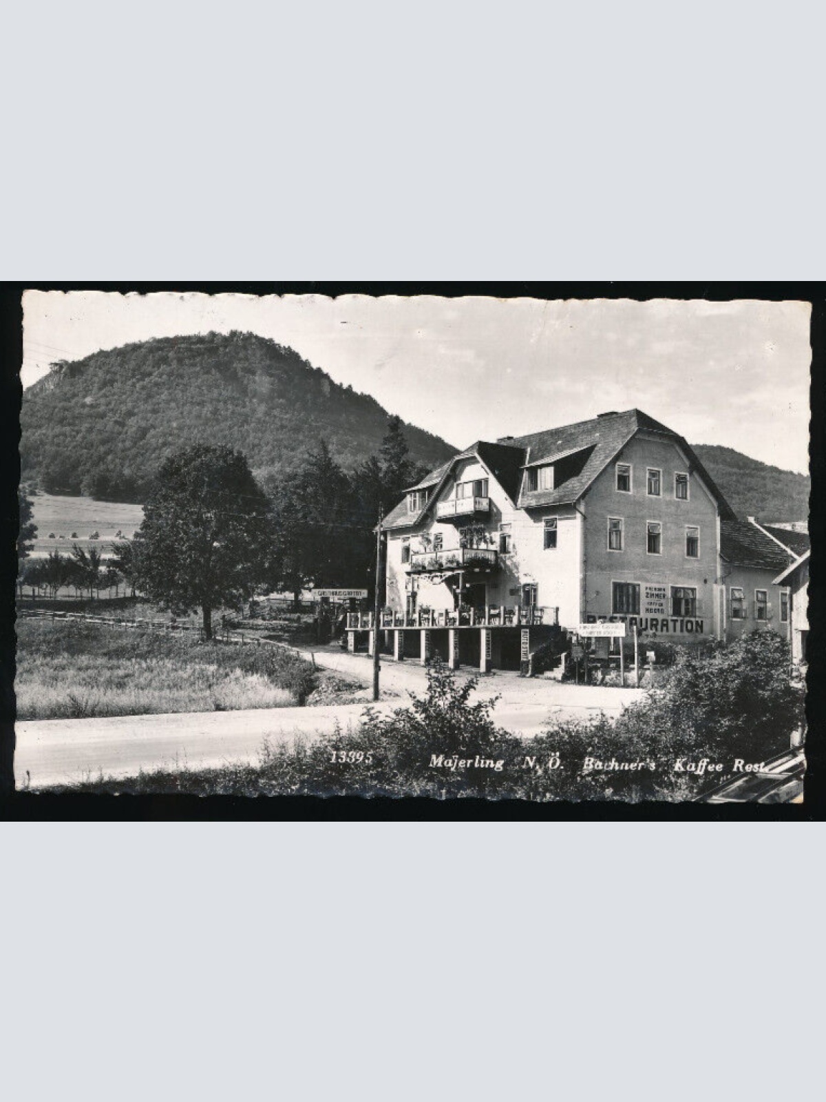 AK aus Majerling Bachners Kaffee Restaurant Niederösterreich (5024)