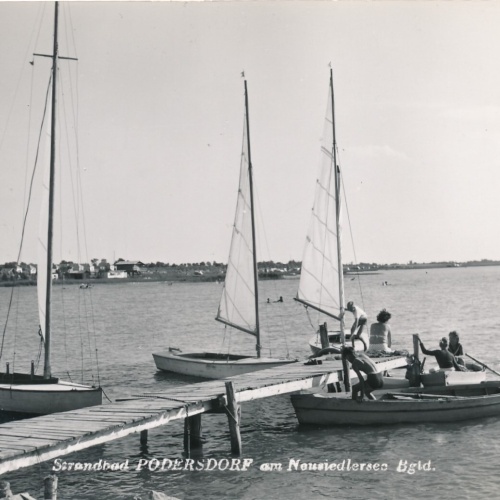 AK, Strandbad Podersdorf am Neusiedlersee, Burgenland (S851)