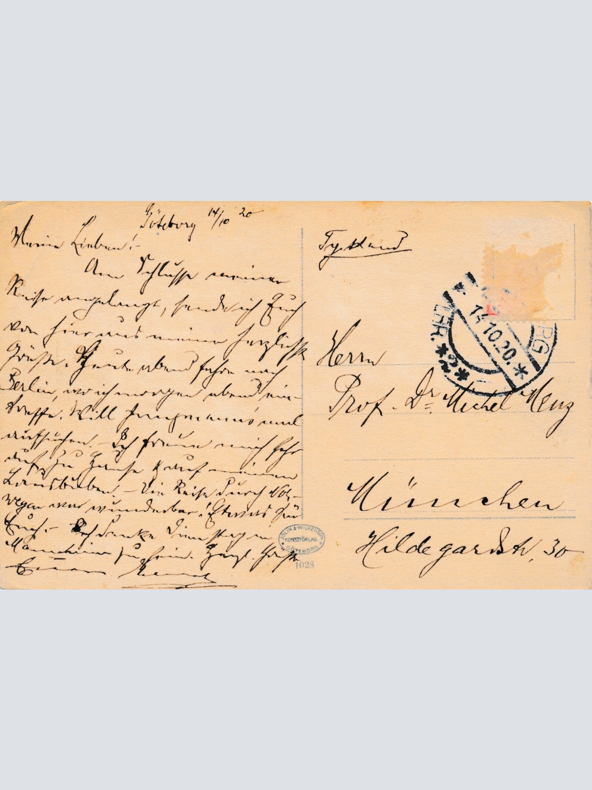 AK, Göteborg, Lilla Bommen, Schweden (S869)