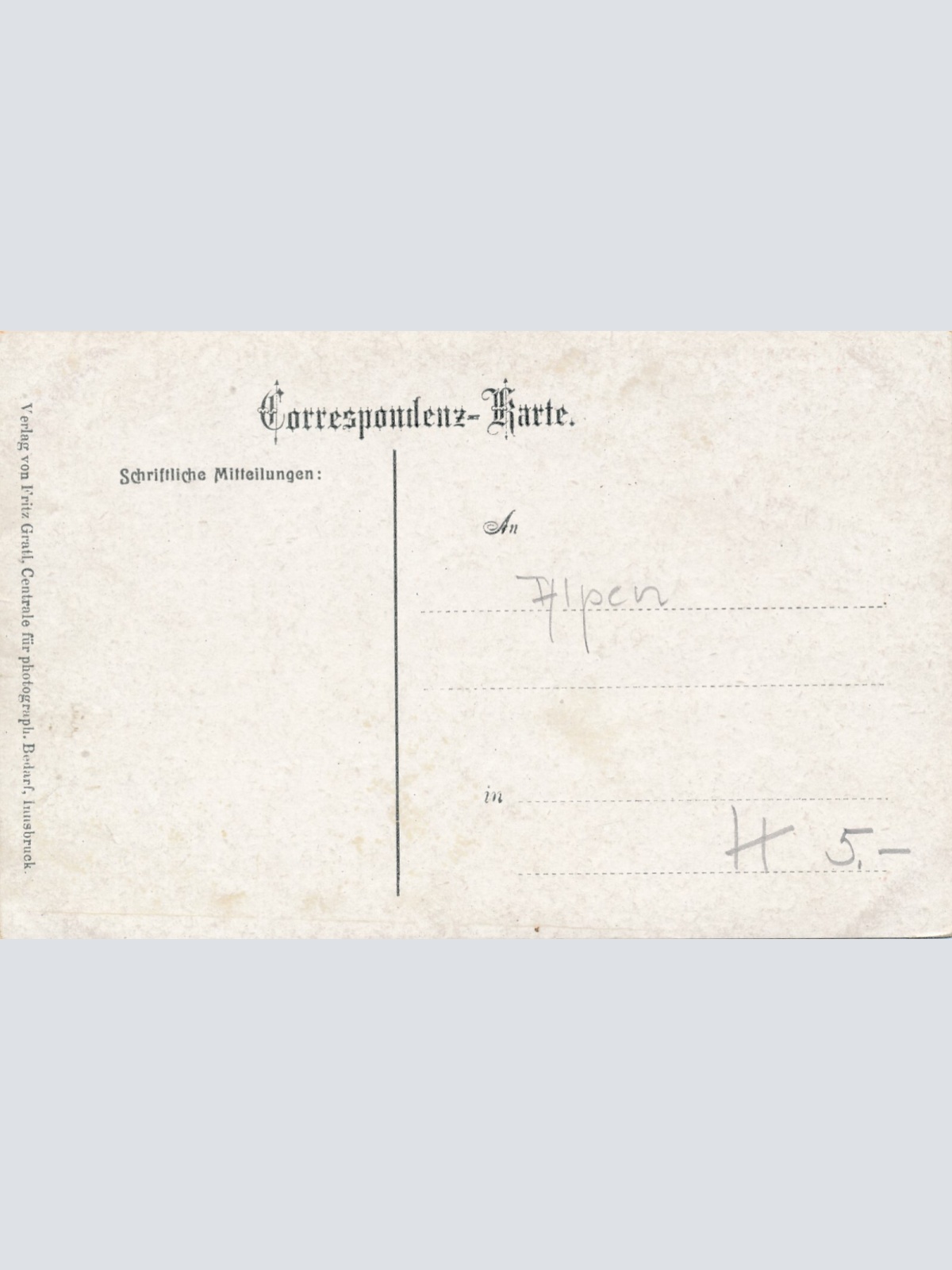 AK, Pass Fernstein, Reutte - Plansee, Panorama (S854)