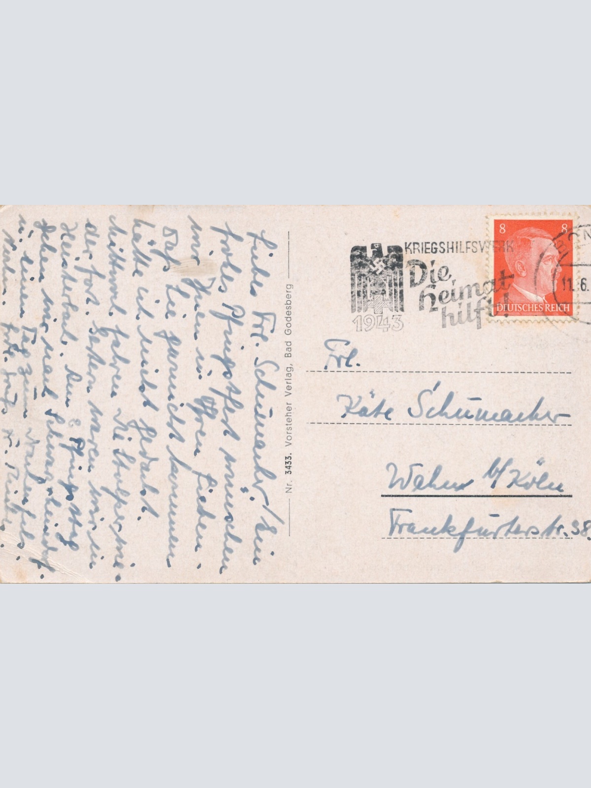 AK, Weinort N. Dollendorf mit Petersberg (S883)