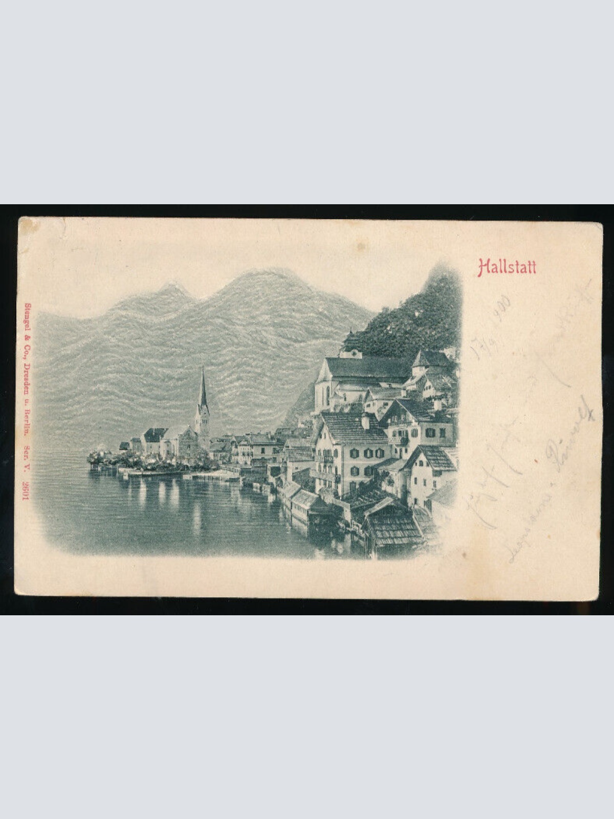 Relief-Karte aus Hallstatt Oberösterreich (5087)