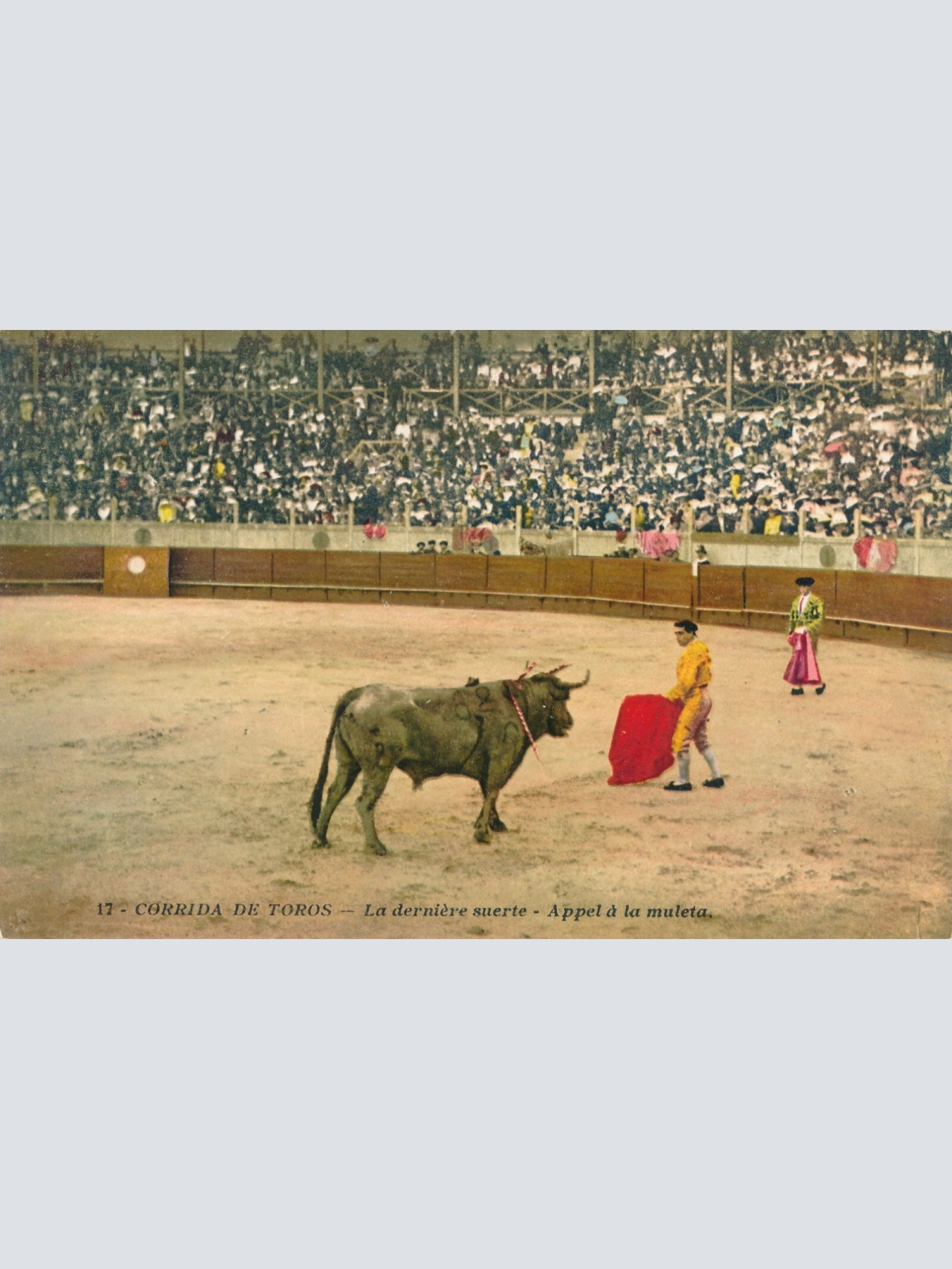 AK, Corrida de Toros, La derniere suerte - Appel a la muleta, Stierkampf (S825)