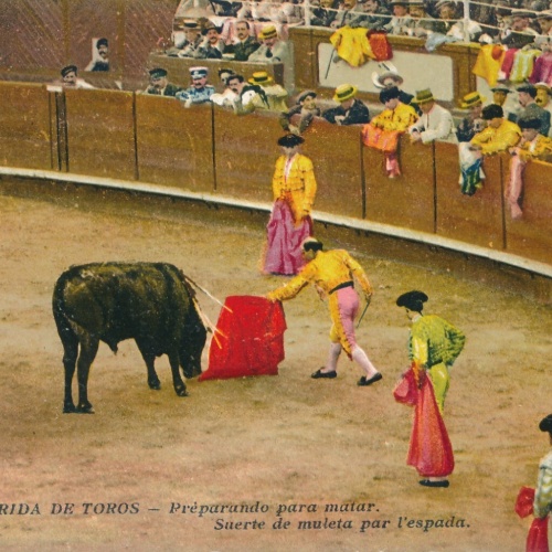 AK, Corrida de Toros, Preparando para matar, Stierkampf (S828)