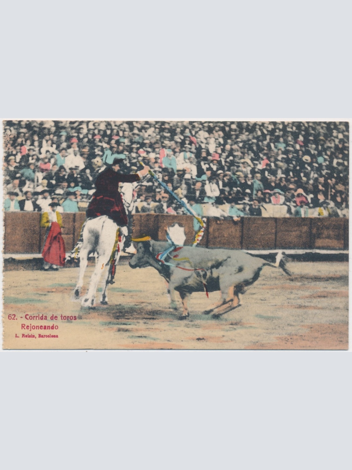 AK, Corrida de Toros, Stierkampf, Rejoneando (S835)