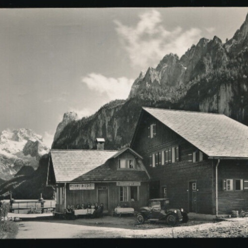 AK aus Gosau See Restauration Oberösterreich (4960)