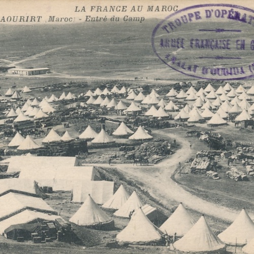 AK La France au Maroc, Taourirt, Entre du Camp (S663)