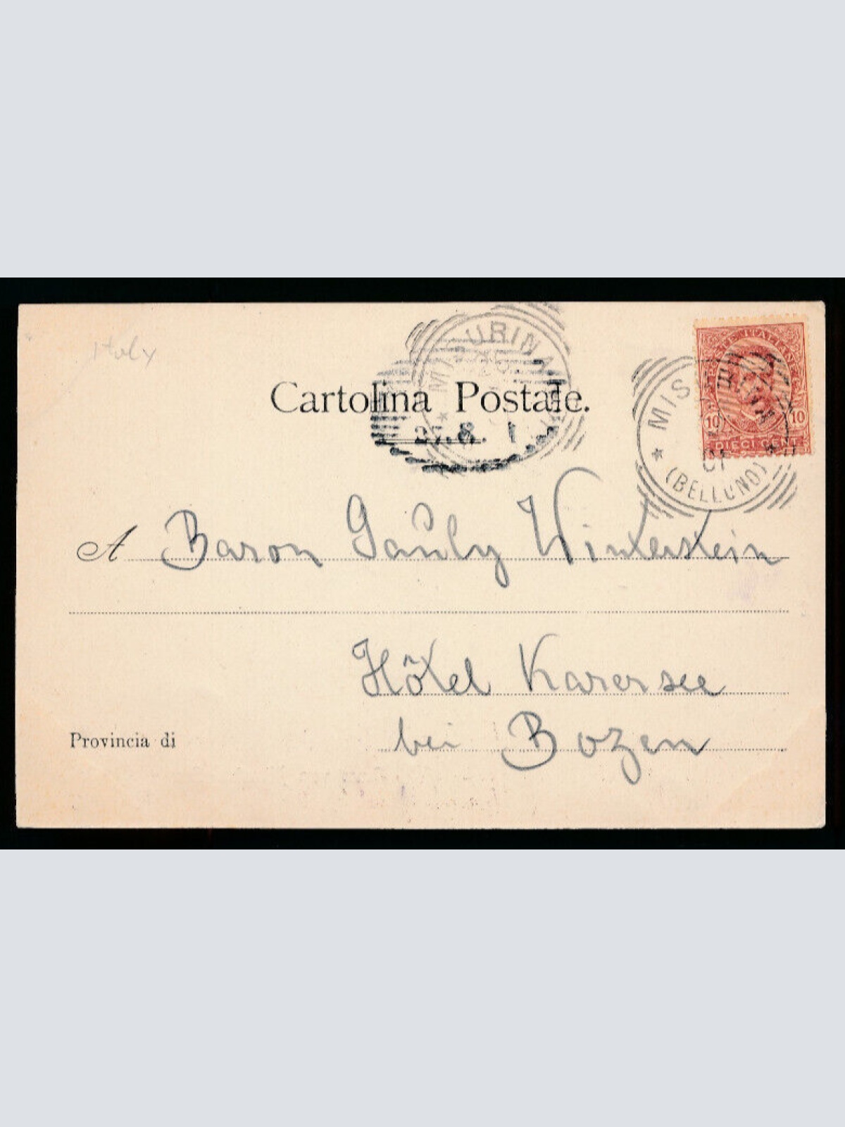 AK vom Misurina - See aus Italien (4886)