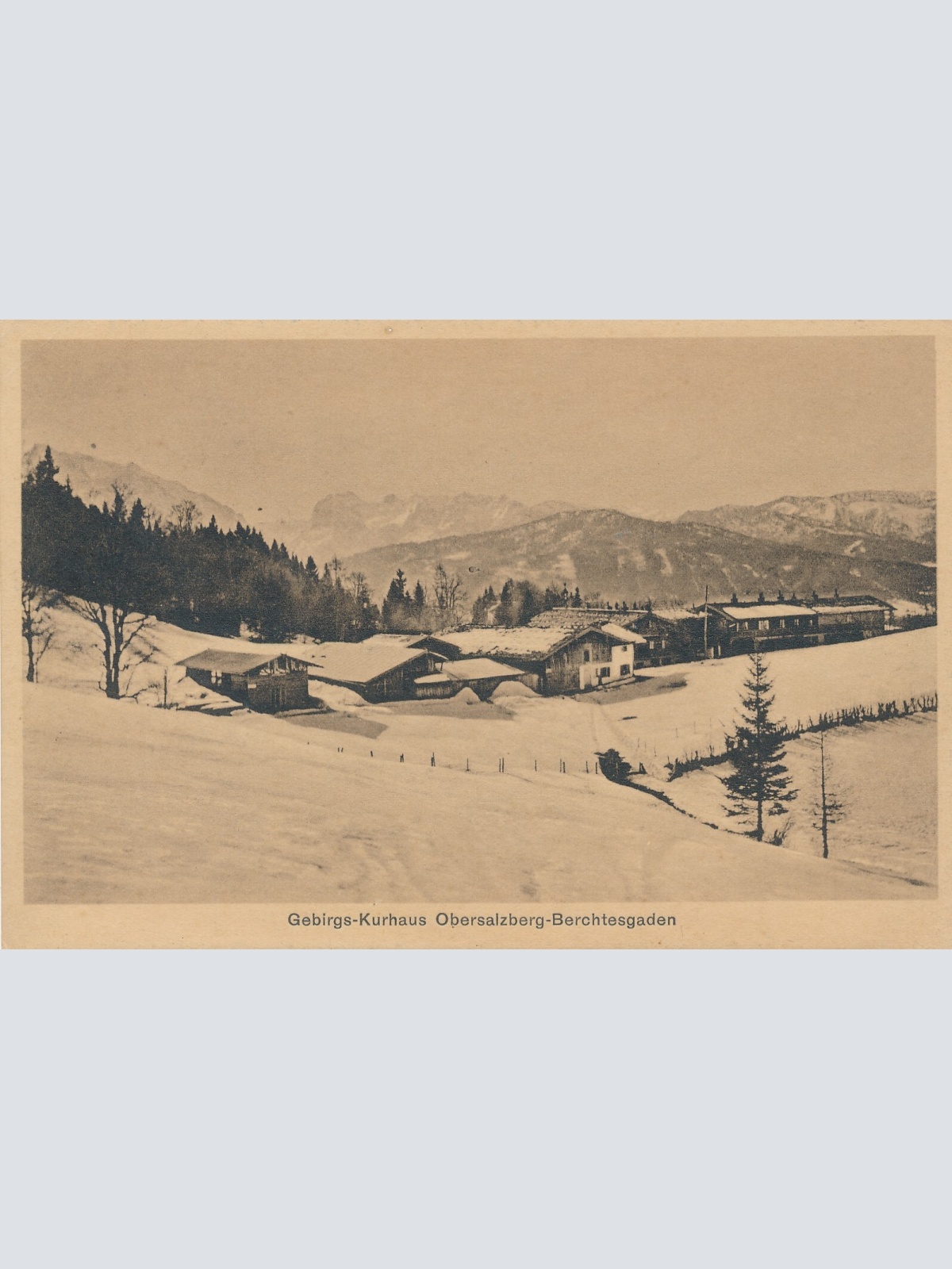 AK, Gebirgs-Kurhaus Obersalzberg-Berchtesgaden, Bayern (S1003)