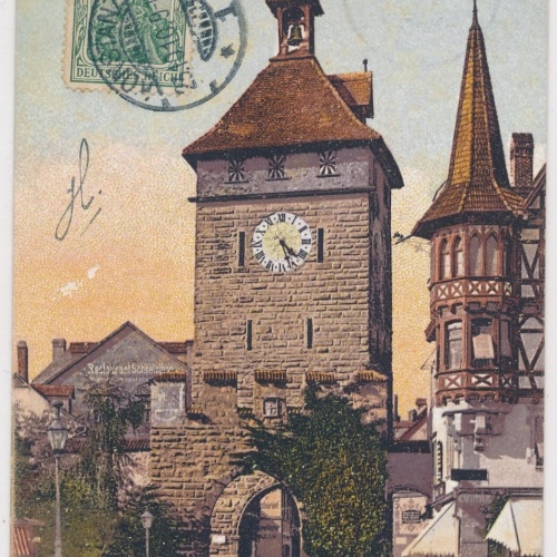 AK, Konstanz am Bodensee, Baden-Württemberg, Schnetztorturm (S1009)