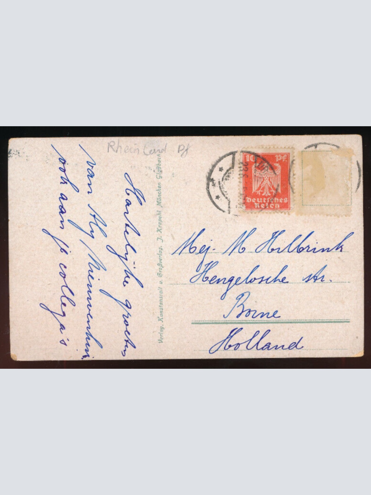 AK vom Mäuseturm und Ruine Ehrenfels Rheinland - Pfalz (5205)