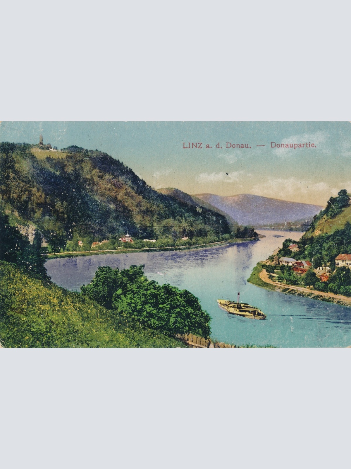 AK, Linz an der Donau, Donaupartie, Oberösterreich (S734)