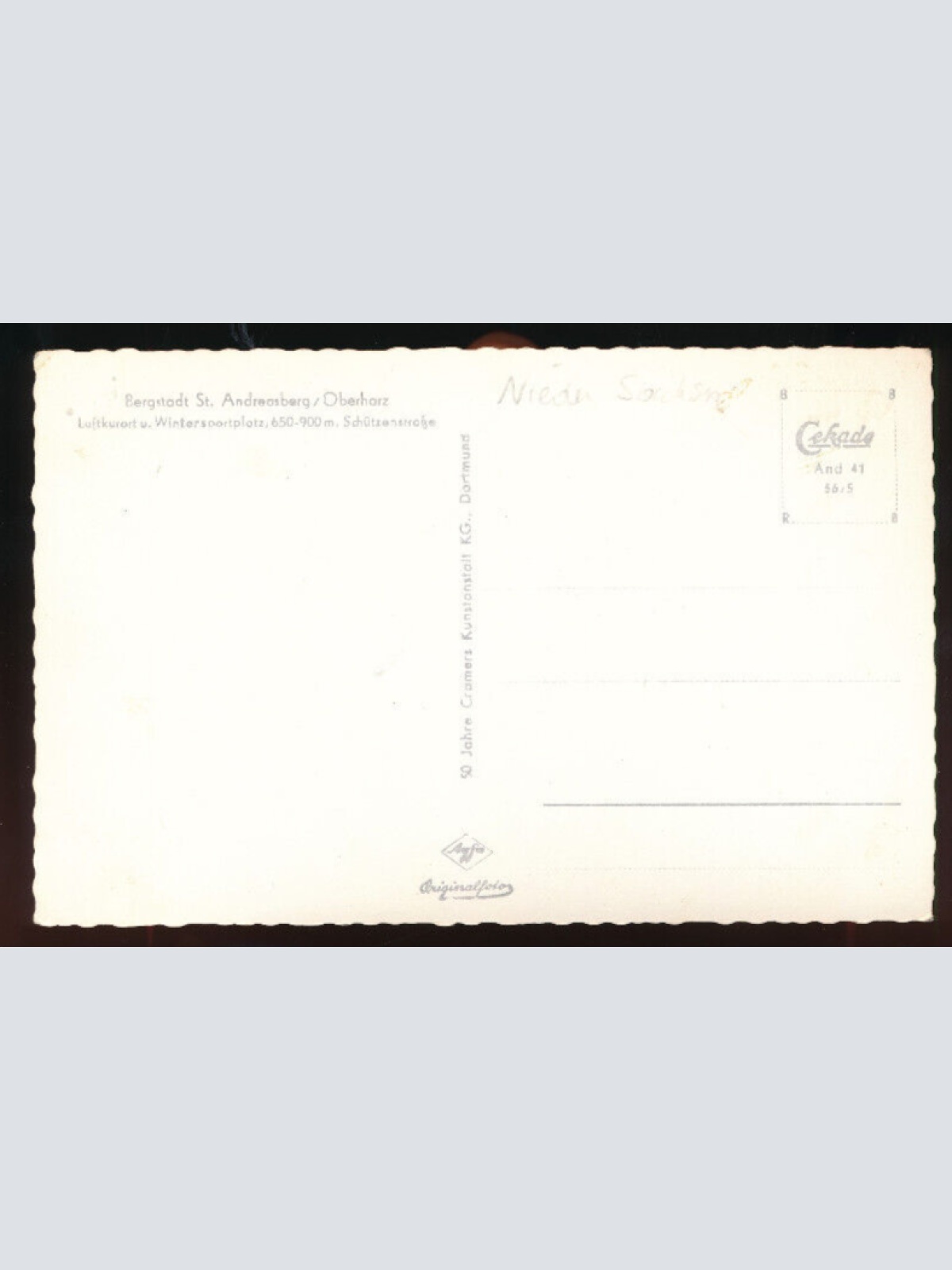 AK von der Bergstadt St. Andreasberg Niedersachsen (5209)