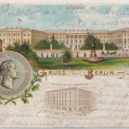 AK, Gruß aus Berlin, Universität (S719)