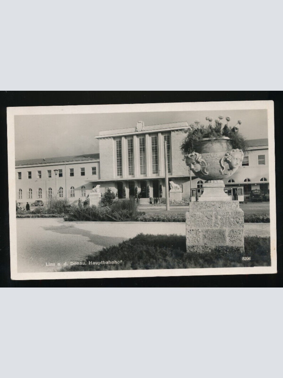 AK aus Linz an der Donau Hauptbahnhof Oberösterreich (5221)