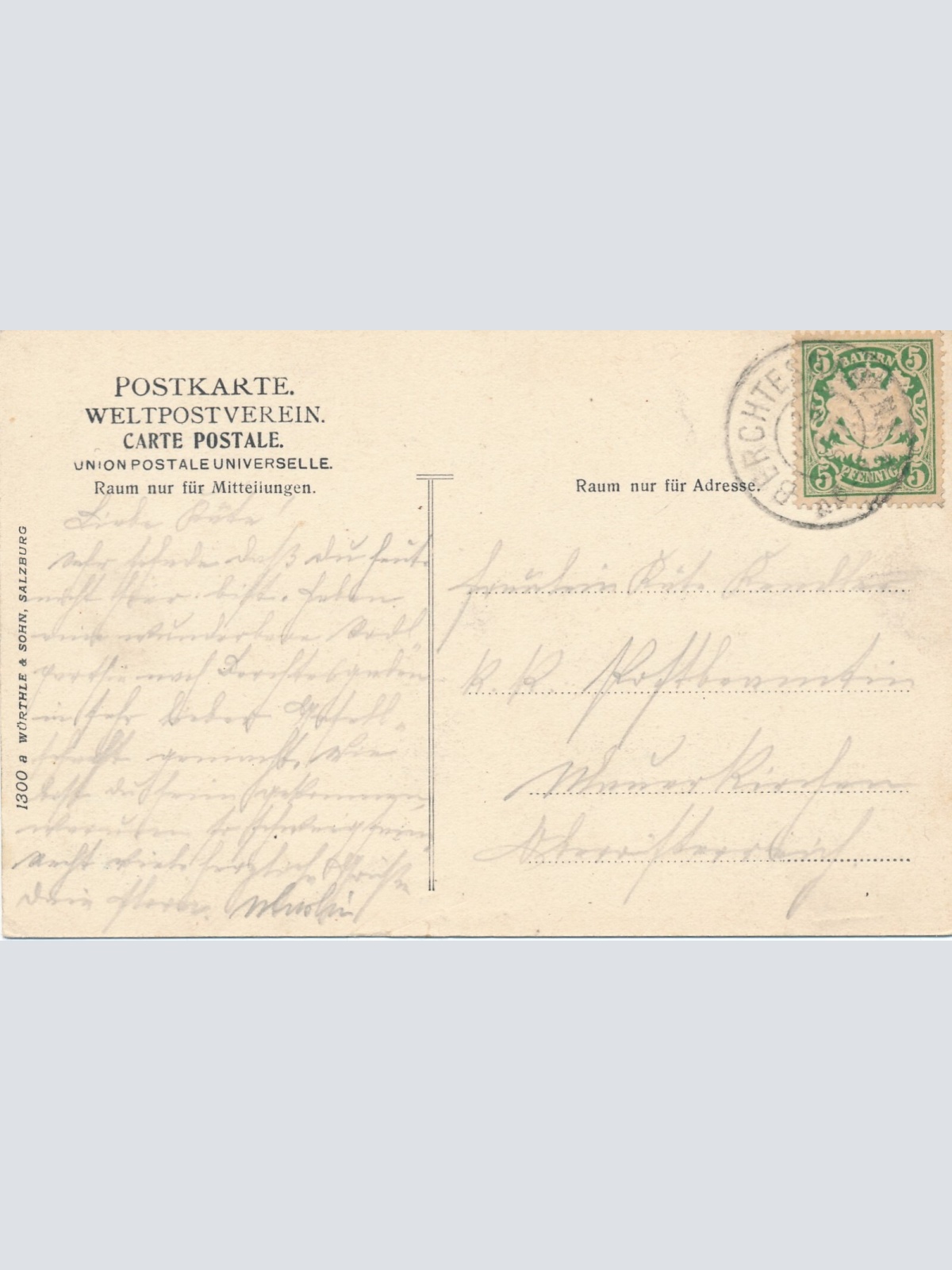 AK, Berchtesgaden, Bayern (S1017)