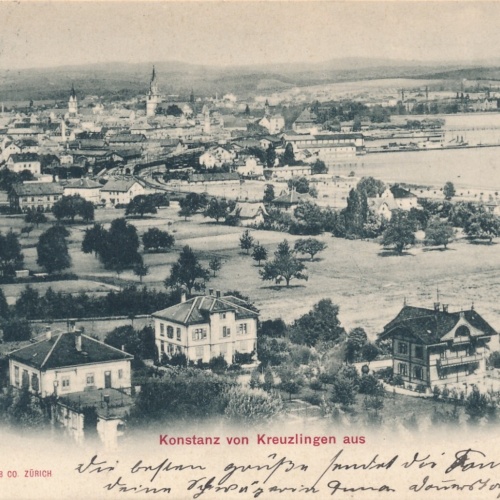 AK, Konstanz von Kreuzlingen aus, Baden-Württemberg (S685)