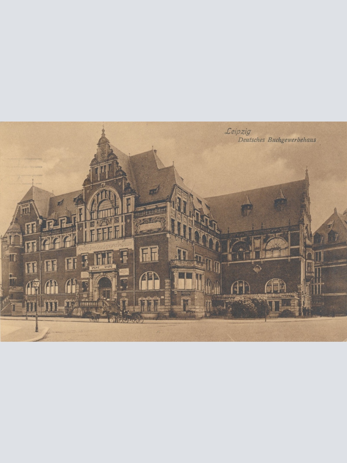 AK, Leipzig, Deutsches Buchgewerbehaus, Sachsen (S1024)