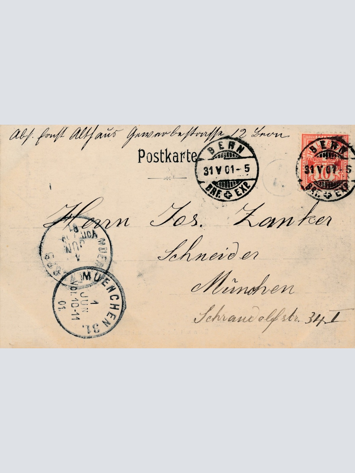 AK, Bern mit der Kornhausbrücke, Schweiz (S688)