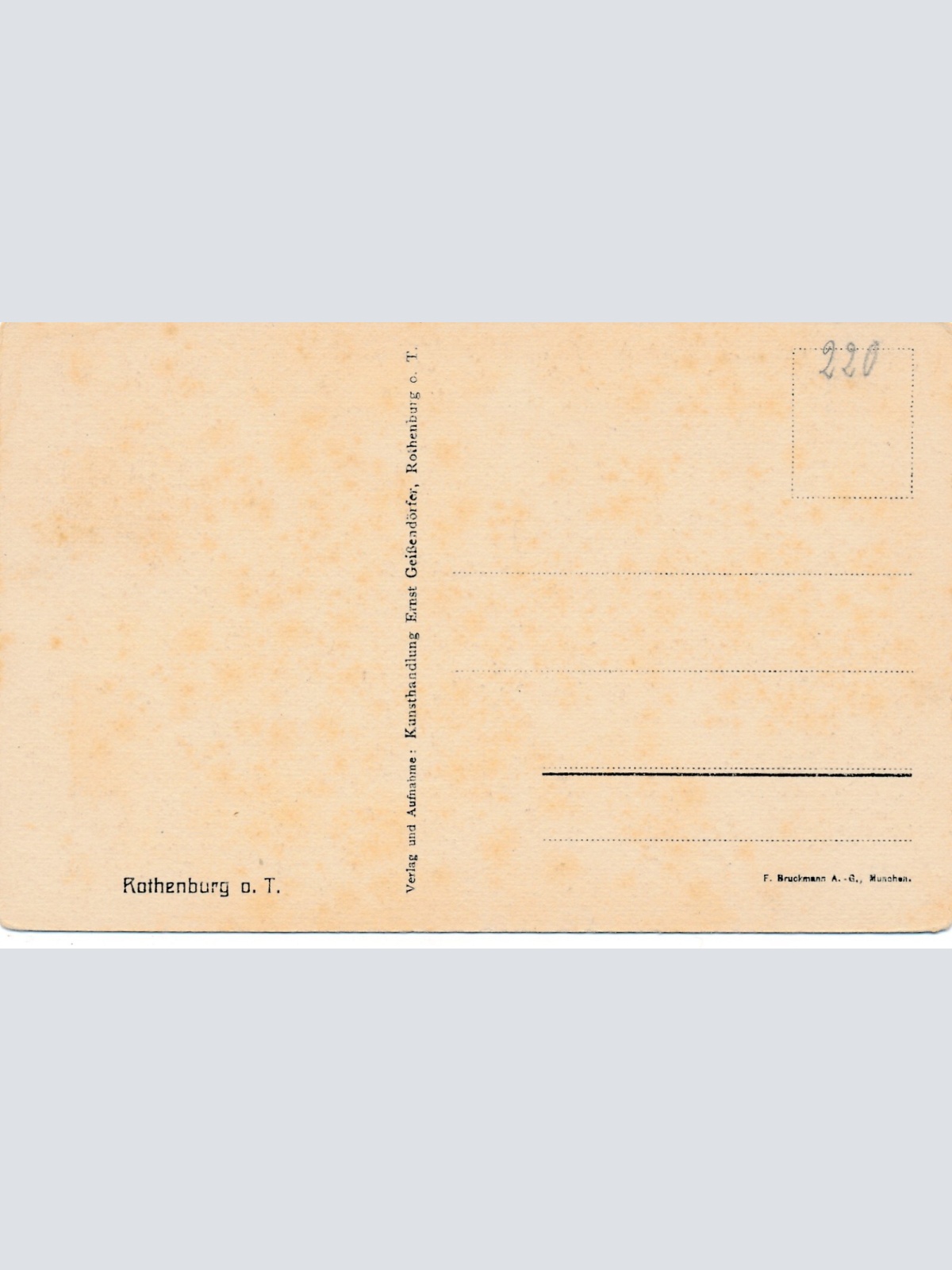 AK, Rothenburg ob der Tauber, Rödergasse, Bayern (S996)