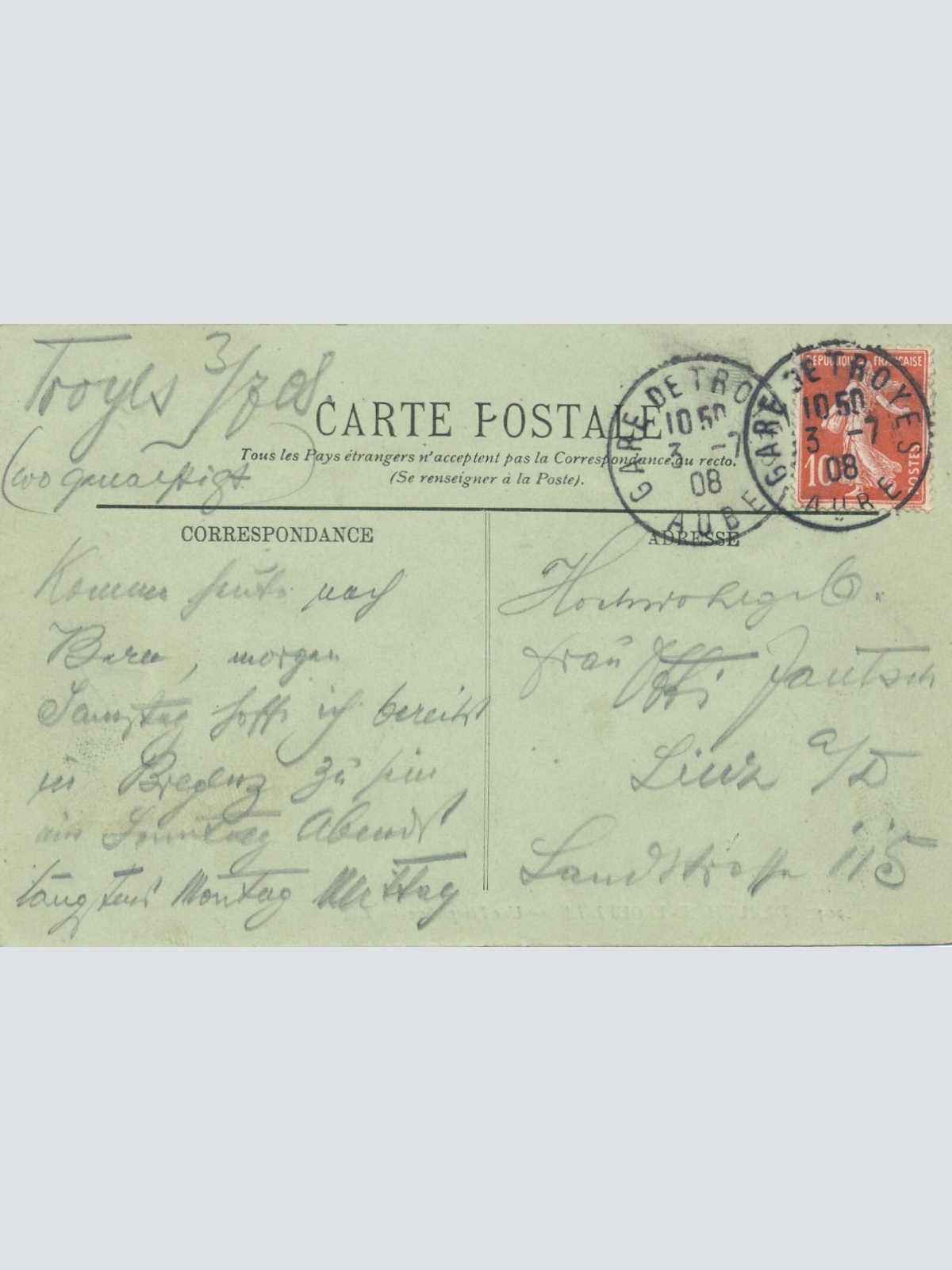 AK, Deauville Trouville - Une Perspective, Frankreich (S678)