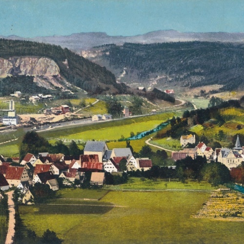 AK, Pegnitztal-Panorama, Bayern (S990)