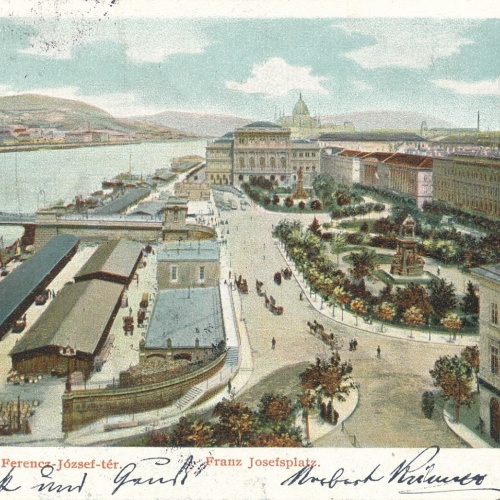 AK, Budapest, Franz Josefsplatz, Ungarn (S694)