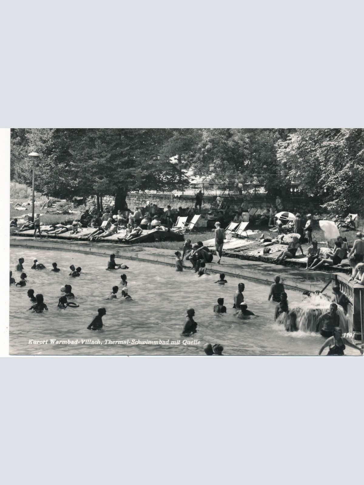 AK, Kurort Warmbad - Villach, Thermal Schwimmbad mit Quelle , Kärnten (S698)