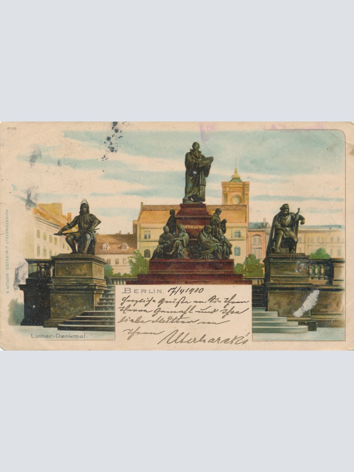 AK, Berlin, Luther-Denkmal, Deutschland  (S708)