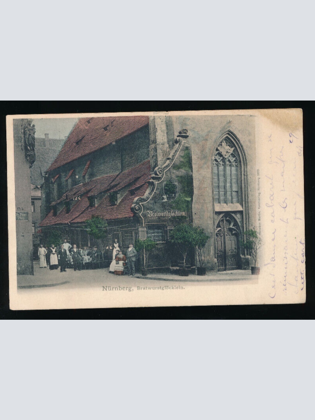 AK aus Nürnberg Bratwurstglöcklein Bayern  (5190)