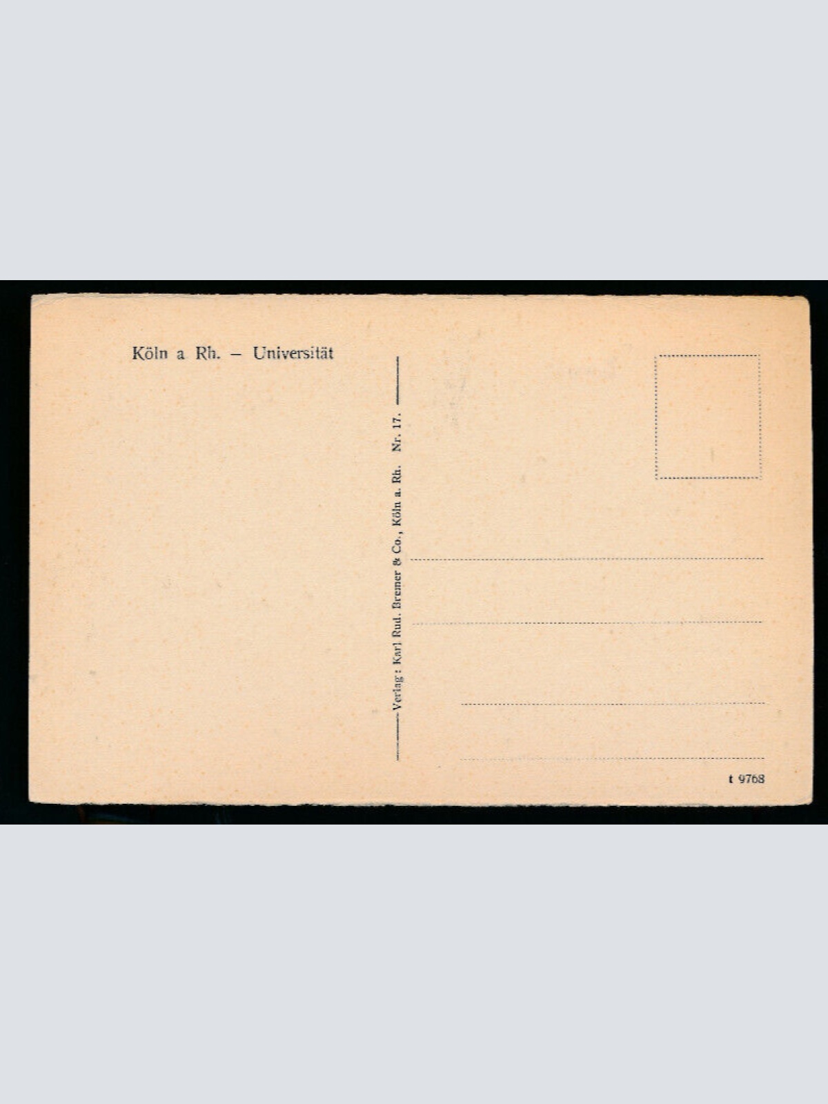 AK aus Köln Universität Nordrhein - Westfalen  (5182)
