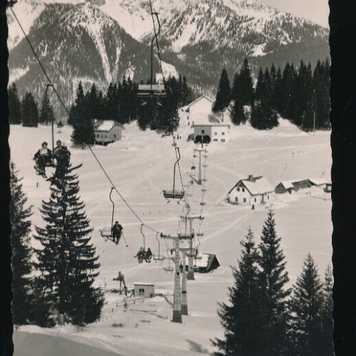 AK aus Hinterstoder , Mutterböden mit Schilift Oberösterreich (5251)