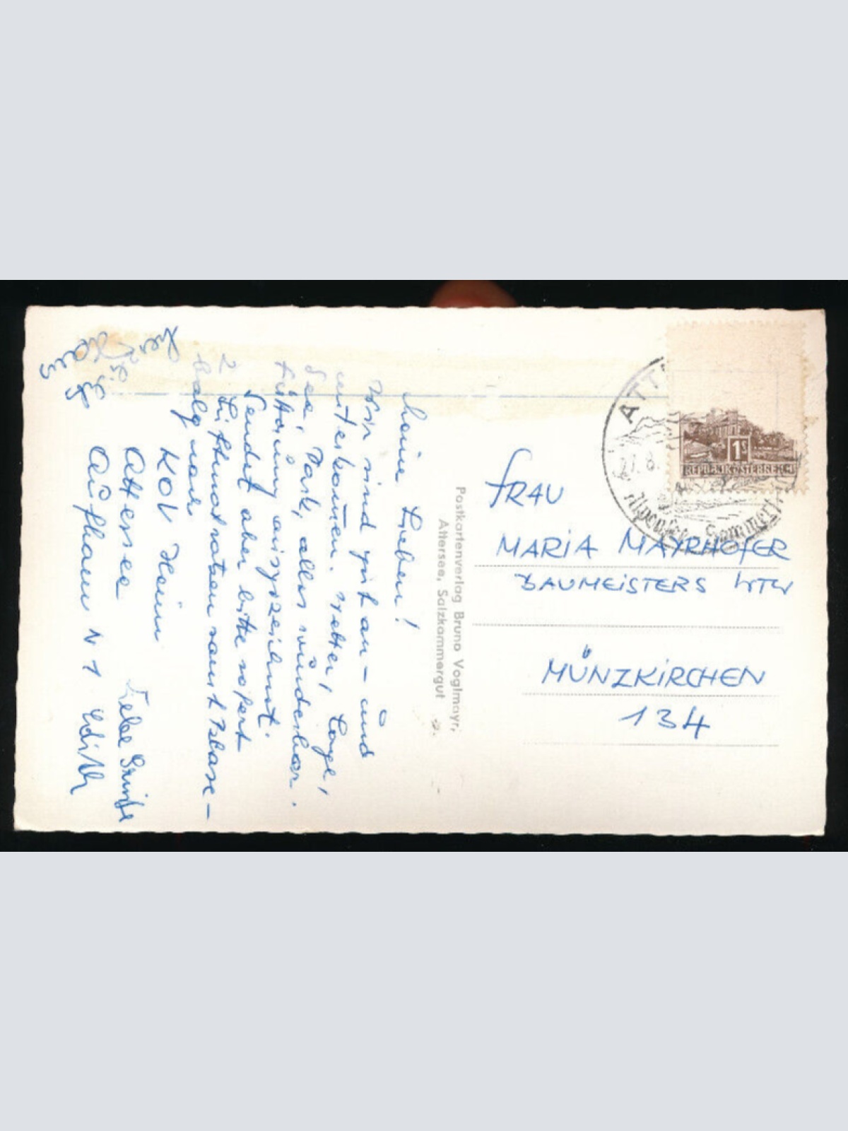 AK aus Attersee am Attersee Oberösterreich (4989)