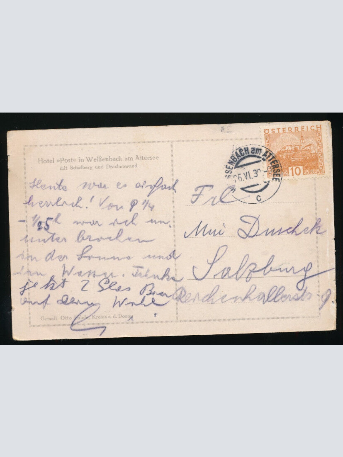 AK aus Weißenbach am Attersee Oberösterreich (4988)