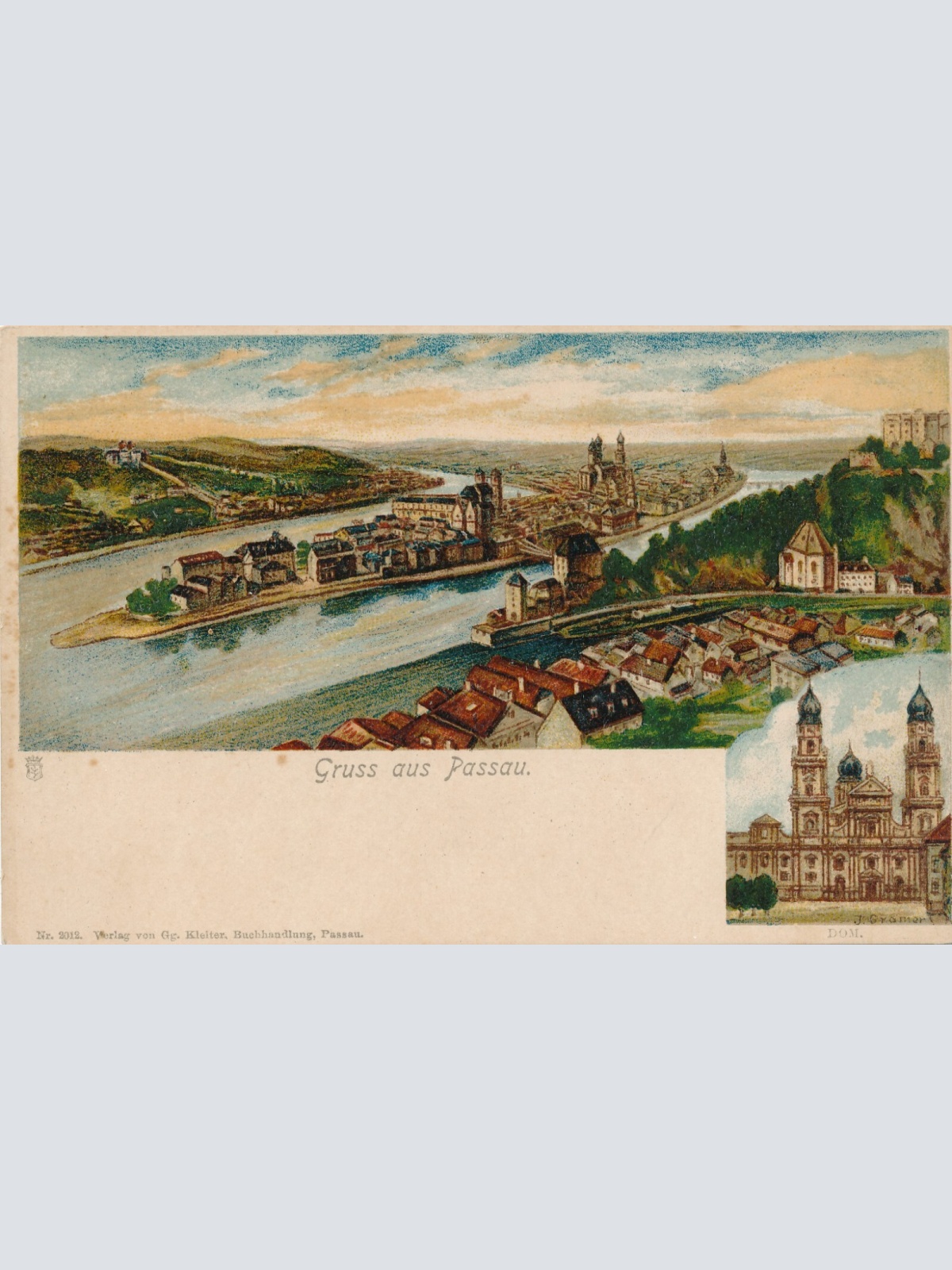 AK, Gruß aus Passau, Bayern (S707)