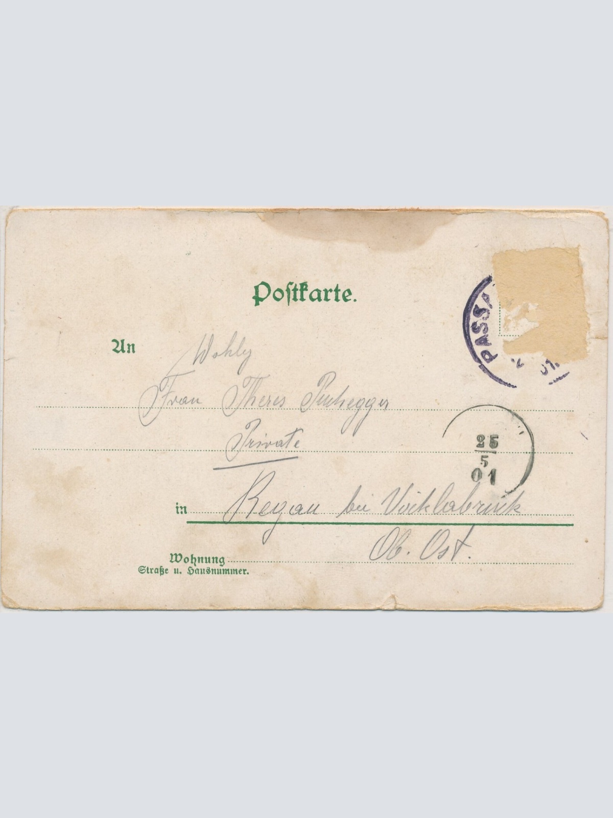 AK, Gruß aus Passau, Ansicht von der Donaubrücke, Innstadt, Bayern (S702)