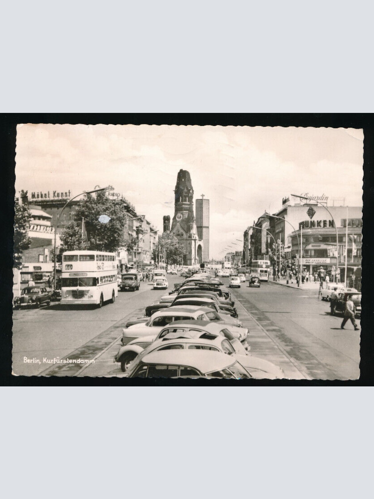 AK aus Berlin Kurfürstendamm Oldtimer Alte Autos Berlin (5171)