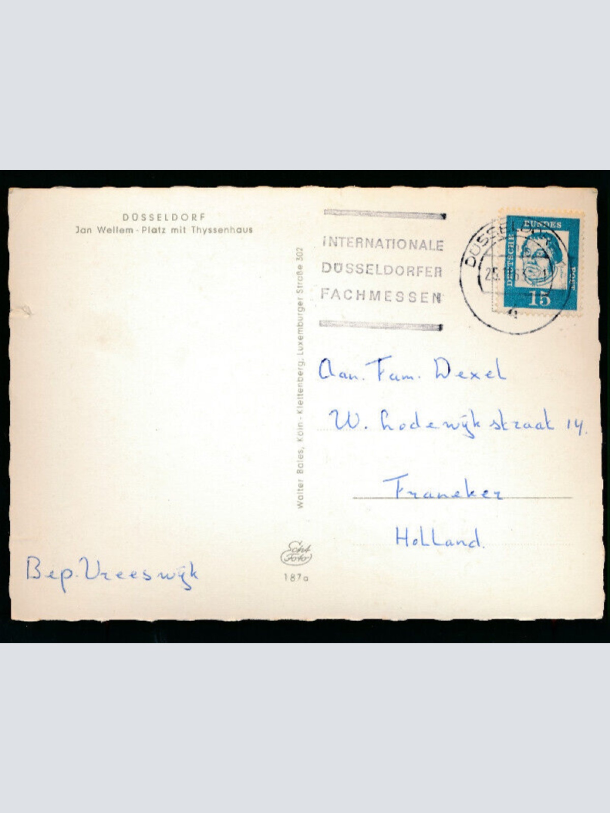 AK aus Düsseldorf Nordhrein - Westfalen (5172)