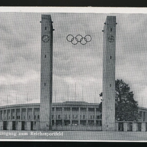 AK aus Berlin eingang zum Reichssportfeld Berlin (5164)