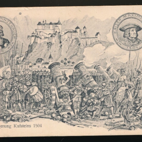 AK aus Kufstein Belagerung 1504 Tirol (5151)