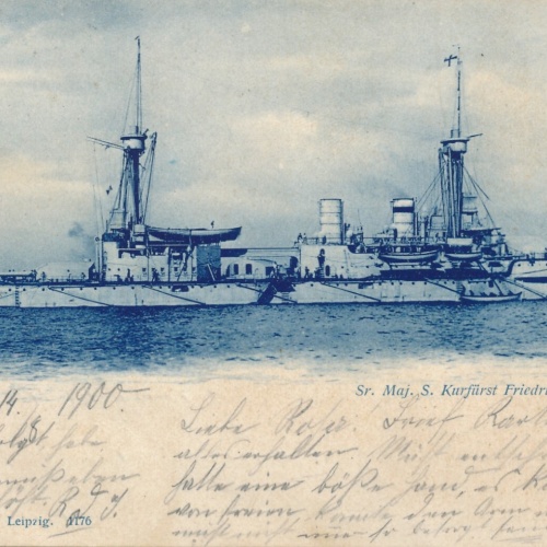 AK, Kiel, Sr. Maj. S. Kurfürst Friedrich Wilhelm, Deutschland (S960)