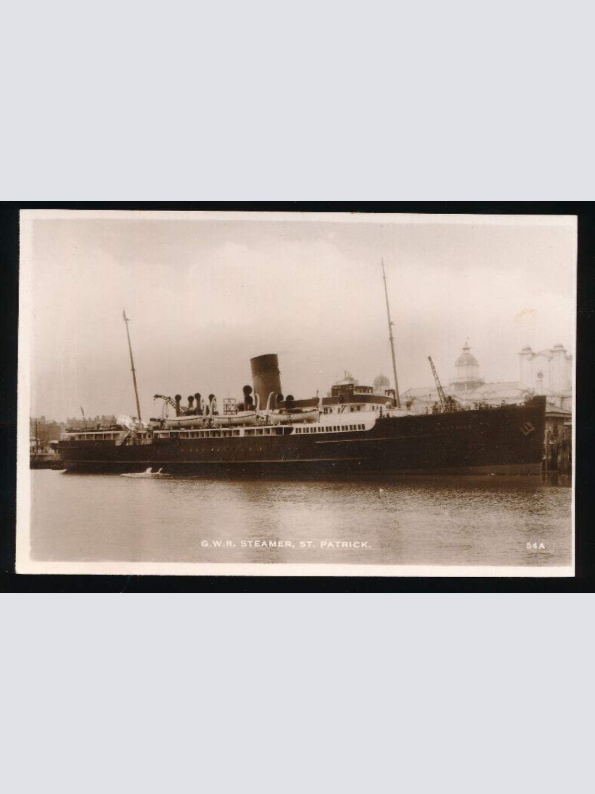 AK vom Dampfer G.W.R. Steamer St. Patrick (5470)