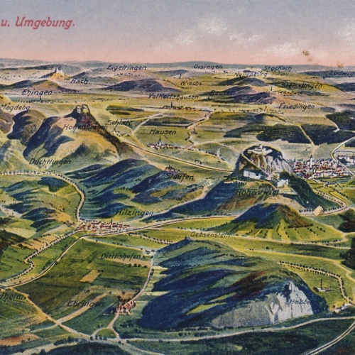 AK, Singen und Umgebung, Baden-Württemberg (S955)