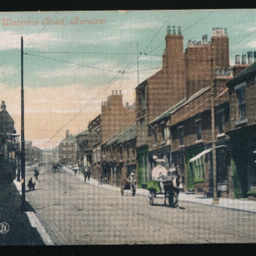 AK aus Warteloo Road Burslem England (5441)