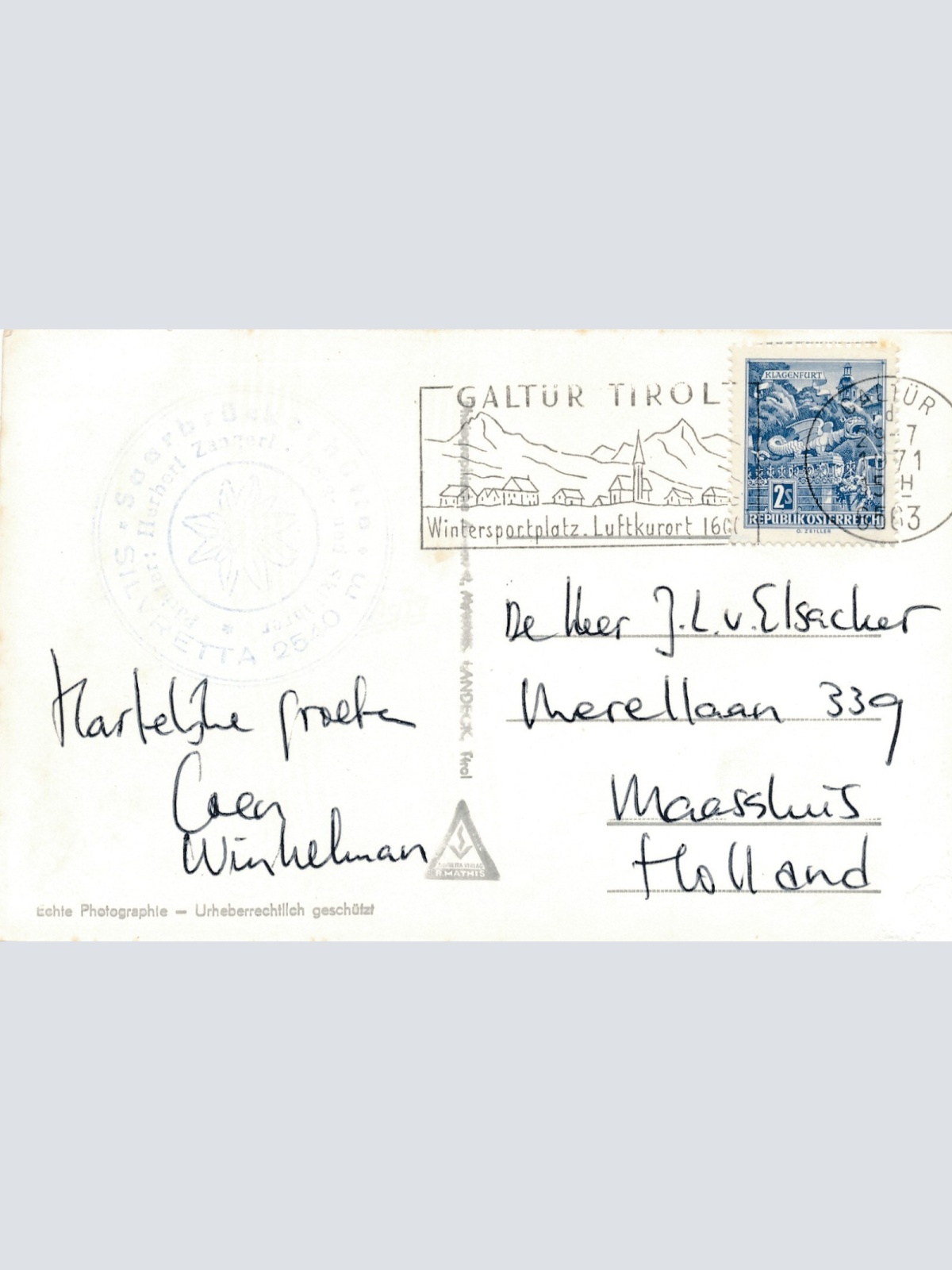 AK, Saarbrückenhütte, Gr. Lutzner, Partenen, Vorarlberg (S911)