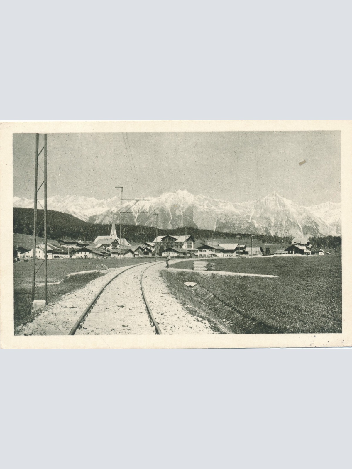 AK, Karvendelbahn, Seefeld gegen Wetterstein, Tirol (S1142)