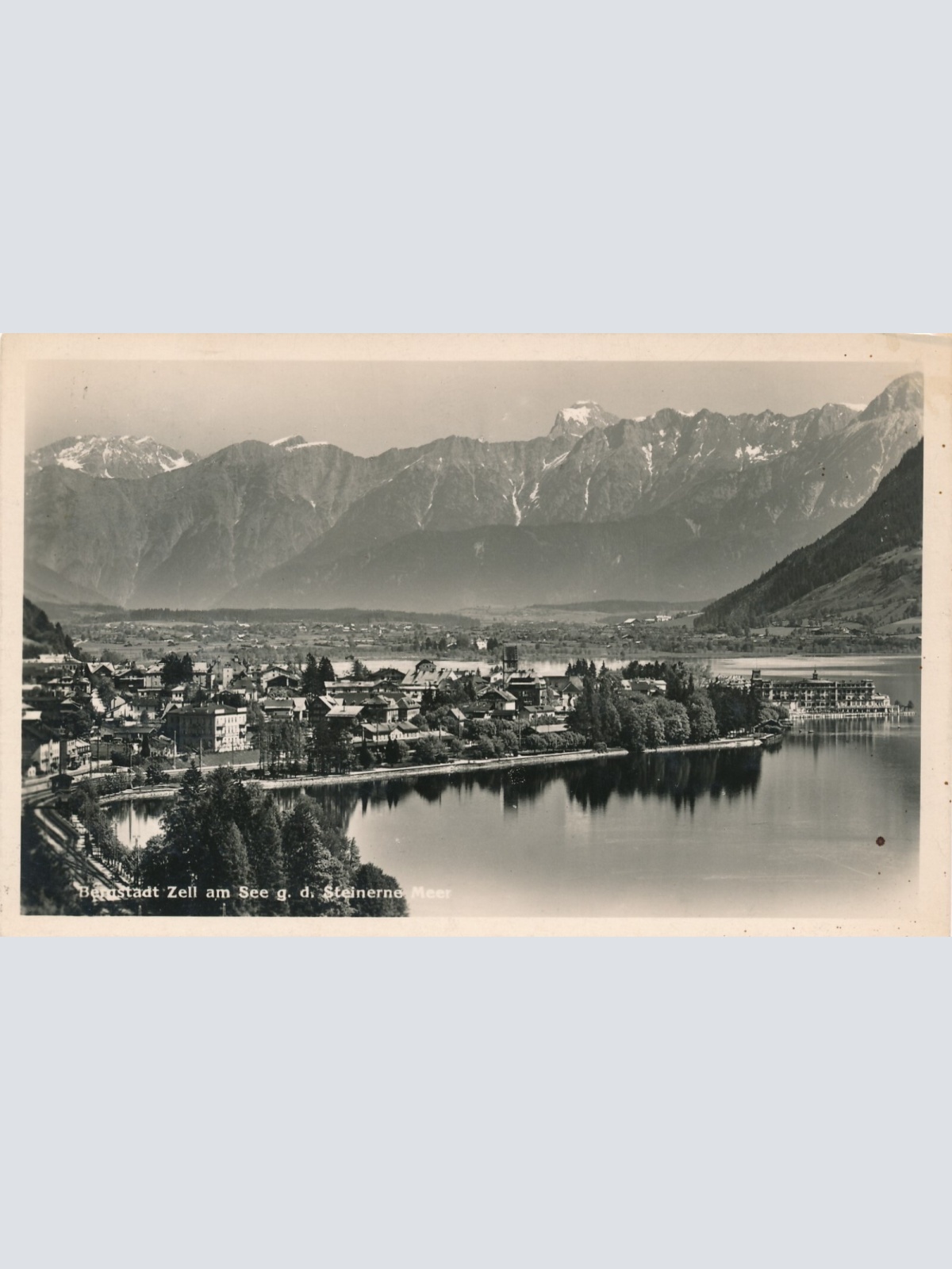 AK, Bergstadt Zell am See g. d. Steinerne Meer, Salzburg (S915)
