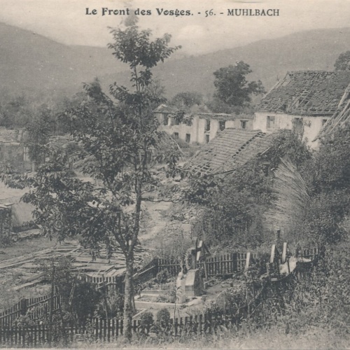 AK, Le Front des Vosges, Muhlbach, Frankreich (S918)